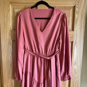 Brand New Shein Long‎ Sleeve Dress. XL Spring Wedding Guest Dress